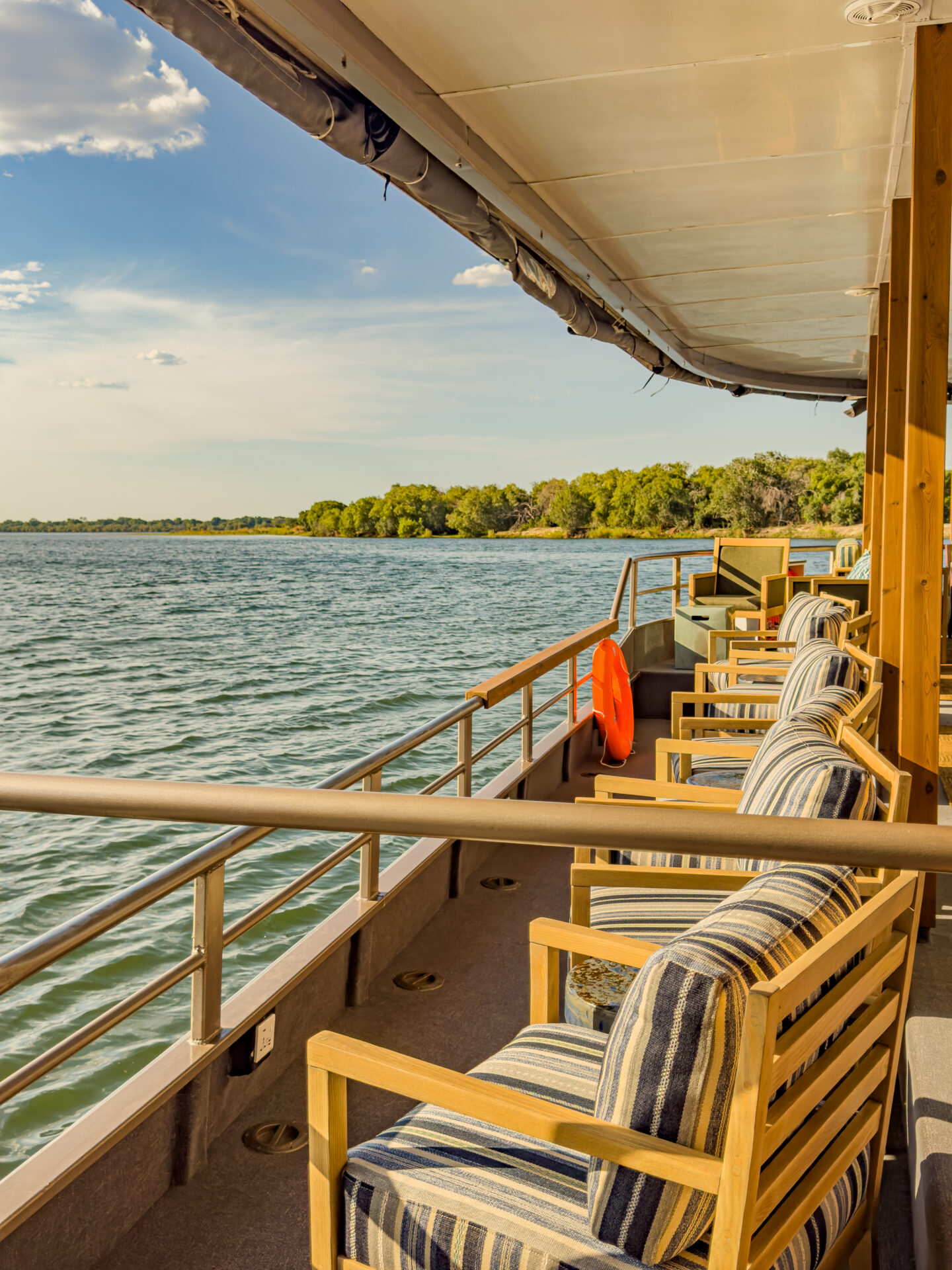 Sunset cruise on the Zambezi River